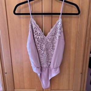 BRAND NEW! Crochet Detail Bodysuit